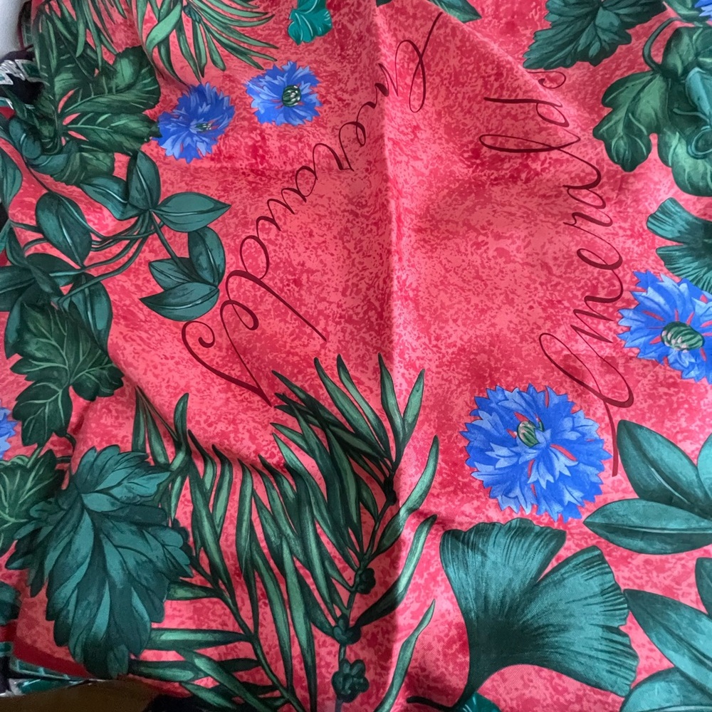 Auth Cartier Silk Scarf